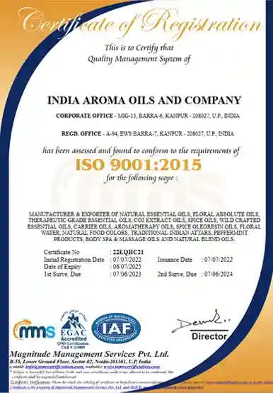 INDIA AROMA OILS AND COMPANY.